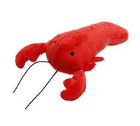 hionre Jouet à mâcher en peluche pour animaux de compagnie, amusant en peluche avec imprimé cœur, pantoufle pastèque, homard, jouet à mâcher pour animal de compagnie, chien, chat 5