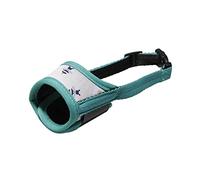 hionre Muselière anti-morsure et anti-mastication pour chien avec tissu doux en maille confortable et sangle réglable pour chiens de petite, moyenne et grande taille, vert, taille XS