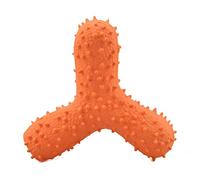 hionre Os percés en latex multi-formes pour chien et chiot - Résistant aux morsures - Jouet pour animal domestique - C