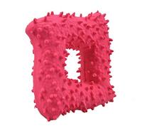 hionre Os percés en latex multi-formes pour chien et chiot - Résistant aux morsures - Jouet pour animal domestique - A