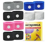 HIONXMGA Bracelets pour le mal des transports / acupression pour nausées, maux de mer pour soulager naturellement les nausées matinales, les étourdissements, le mal des transports (voiture, mer, mal