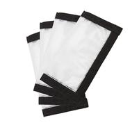 HIOPOIUYT 1/4 pièces transparentes pour leurres de pêche - Pour voir facilement les leurres de pêche - Sacs de rangement portables pour appâts de pêche, Ensemble de 4 pièces.
