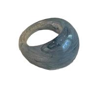 HIOPOIUYT Anneaux épais en résine colorée empilable large bande bijoux collection artistique en résine pour femme collection artistique, taille unique, Comme décrit, Comme décrit.