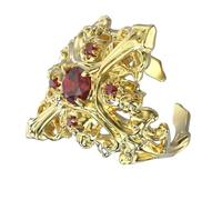HIOPOIUYT Bagues vintage tendance en alliage de texture gothique, adaptées aux femmes jeunes qui aiment les accessoires uniques gothiques punk pour les femmes, taille unique, Comme décrit, Comme