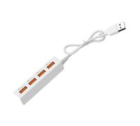 HIOPOIUYT Câble répartiteur USB 2.0 4 en 1 pour le chargement USB mâle vers 4 USB 2.0 femelle, câble d'extension de chargement de données, adaptateur répartiteur USB pour transfert de données
