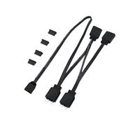 HIOPOIUYT Câble Séparateur D'extension Argb 5V À 3 Broches 5V 1 À 4 Mâle Male Câble Adaptateur Argb 3 Broches pour Splitter LED De Synchronisation par Ordinateur