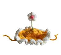 HIOPOIUYT Chapeau Crochet pour Chien Chats Costume Fête Vacances en Tricot Tricot Chats Cats Contes d'anniversaire pour Petit Animal Compagnie