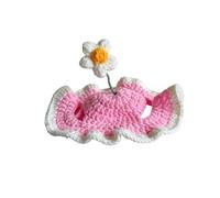 HIOPOIUYT Chapeau Crochet pour Chien Chats Costume Fête Vacances en Tricot Tricot Chats Cats Contes d'anniversaire pour Petit Animal Compagnie