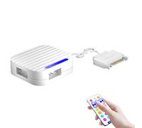 HIOPOIUYT Contrôleur universel ARGB 5 V 3 broches Satas Power Mount ARGB Hub pour douane PC effets d'éclairage Satas Controller avec mode intégré