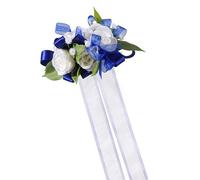 HIOPOIUYT Corsage de poignet élégant avec fleurs artificielles réutilisables, pour marié, tenue de mariée, corsages polyvalents, Fleur de poignet, taille unique