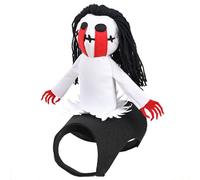 HIOPOIUYT Costume amusant pour chien - Cosplay - Cheveux longs - Doux et confortable - Accessoire de déguisement