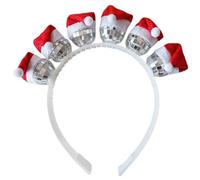 HIOPOIUYT Ensemble d'accessoires de fête réfléchissants avec bandeau et boucles d'oreilles pour décoration de fête pour femme