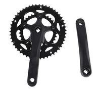 HIOPOIUYT Ensemble de bras de manivelle pour vélos de montagne, vélos de route 50/34T VTT 170 mm Pédalier carré 8/9 vitesses