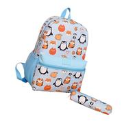 HIOPOIUYT Ensemble sac à dos et pochettes à stylos pour garçons et filles avec sangle réglable de grande capacité, G, One Size