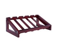 HIOPOIUYT Étagère à vin élégante en bois massif style vintage pour décoration de maison, pubs, armoire, étagère pour présentation et rangement de bouteilles, décorations de cave à vin classiques