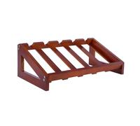 HIOPOIUYT Étagère à vin élégante en bois massif style vintage pour décoration de maison, pubs, armoire, étagère pour présentation et rangement de bouteilles, décorations de cave à vin classiques