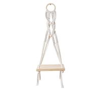HIOPOIUYT Étagères murales faites à la main - Style bohème - Pour plantes, livres et vases - Portable - Pour n'importe quelle pièce - Utilisation quotidienne