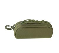 HIOPOIUYT Étui à lunettes tactiques Molles - Boîte de rangement pour lunettes de soleil d'extérieur - Boîte de rangement pour lunettes tactiques Molles - Étui de transport, vert militaire, taille