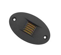 HIOPOIUYT Façade en aluminium pour haut-parleur aigu haut parleur facile 4 Ohm 30 W Installation facile Accessoires de mouvement d'air Plaque frontale en aluminium