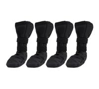 HIOPOIUYT Lot de 2 paires de chaussettes d'hiver pour chien - Semelles antidérapantes - Pour la marche - Pour animaux de compagnie de grande et petite taille