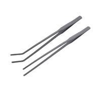 HIOPOIUYT Lot de 2 pinces multifonctionnelles pour aquariums - Long manche - Pinces d'alimentation pour reptiles - Pour lézards et serpents - Réparation de jardin