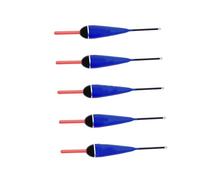 HIOPOIUYT Lot de 5 flotteurs de pêche 13 cm-14,5 cm pour équipement d'extérieur, accessoires de pêche résistants au vent