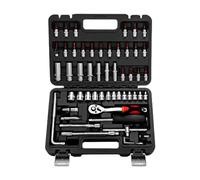 HIOPOIUYT Outil à main pour réparation de voiture, manchon à cliquet, clé à douille, ensemble de douilles professionnelles pour le travail des métaux, kit d'outils de quincaillerie