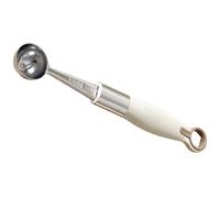 HIOPOIUYT Outil De Ballon Crème Glacée À La Rouille À Poignée Ergonomique Ustensiles Cuisine Restaurant Melon Cutter pour Dessert Biscuit Pâte Glace Portionner