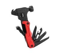 HIOPOIUYT Outil Marteau Camping Polyvalent High Forces en Acier Inoxydable Hammer Polyvalent pour Randonnée Pêche Les Urgences Clés Poignée Non Glissantes