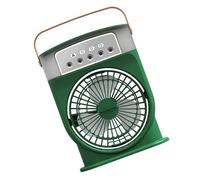 HIOPOIUYT Petit ventilateur de climatisation portable rechargeable de bureau avec 3 vitesses, table pratique pour un usage personnel, humidificateur portable rechargeable