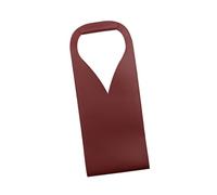HIOPOIUYT Porte-bouteille de vin en cuir synthétique facile à nettoyer pour offrir une seule bouteille de champagne pour dégustation de vin, a