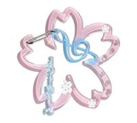 HIOPOIUYT Porte-clés coloré en acrylique avec cerises et dauphins, support multifonctionnel pour cadeaux et styles individuels, design facile à ouvrir, b, taille unique