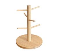 HIOPOIUYT Porte-tasses à café pratique en bambou lisse pour le rangement de comptoir dans la résidence ou le restaurant