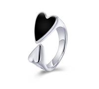 HIOPOIUYT Réglable en forme de cœur pour femme, bijoux tendance en alliage, accessoires pour soirées et usage quotidien, cadeau d'anniversaire pour elle