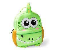 HIOPOIUYT Sac à bandoulière pour enfant, étudiant, girafe, chèvre, chien, écureuil, dinosaure, singe, poulet, hibou, cartable d'école, résistant aux éclaboussures, Petit dinosaure