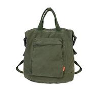 HIOPOIUYT Sac à dos simple en toile pour ordinateur portable, sac de voyage, cartable tendance, sac à bandoulière décontracté pour femmes et hommes, Vert