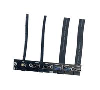 HIOPOIUYT Support d'extension avant d'ordinateur 5 ports USB 20 G Type C LED Commutateurs de contrôle pour boîtier PC Accessoires de bureau Châssis d'ordinateur Support de panneau avant USB