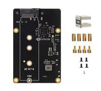HIOPOIUYT X872 Carte d'extension USB 3.0 vers NVMe pour disques d'ordinateur 2230 2242 2260 2280 compatible 5 Gbps