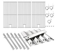 Hiorucet Pièces de gril pour pièces de gril Cuisinart GAS9556AS GAS9556ASO, plaque chauffante de tube de brûleur de grille de gril pour pièces Cuisinart GAS9556AS, pièces de rechange de gril Cuisinart