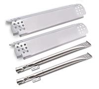 Hiorucet Pièces de rechange pour barbecue Nexgrill 2 brûleurs 720-0864, 720-0864M, plaques chauffantes et brûleurs de rechange pour Nexgrill 720-0864R, 720-0830H.
