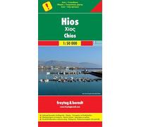 Hios, Special Places of Excursion Road Map 1:50 000