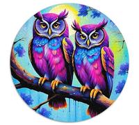 Hiouf Puzzle 1000 Pièces Adultes Et Enfants Dès 14 Ans Animaux Nocturnes Puzzle Adulte Jouets De Jeu Stimulants Détente & Relaxation 1000pcs (67.5x67.5cm)