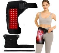 Hip Brace Red Light Therapy for Menopausal Women,Hip Brace Sciatica Pain Relief Devices, Adjustable Hip Support Harness for Comfort & Mobility (1pcs)