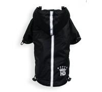 Hip Doggie HD de 5prbk-BDXL puppagonia Rain Parka Manteau pour Chien imperméable, BDXL, Noir