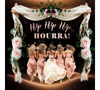 Hip Hip Hip Hourra ! Livre d’Or EVJF pour Future Mariée - Enterrement de Vie de Jeune Fille: 120 pages blanches vierges/ Format carré 21 cm/ Couverture souple