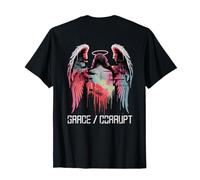 Hip Hop Ange Vintage Edgy Y2K Backprint Streetwear Angel T-Shirt