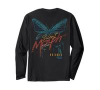 Hip Hop Backprint Streetwear Vintage Mite Butterfly Papillon Manche Longue