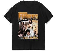 Hip Hop Band The Fugees Score Ready Or Not Concert Tour 1996 Oversize T-Shirts Men's Short Sleeve Streetwear T Shirt Tops Male Black XL