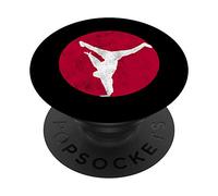 Hip Hop Break dance pose Retro Vintage Hip Hop DJ Bboys PopSockets Support et Grip pour Smartphones et Tablettes