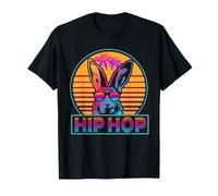 Hip Hop Bunny Vintage Retro 80s Easter Sunday Rabbit T-Shirt